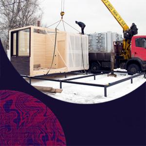 Методы зимнего монтажа модульных конструкций