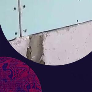 Примыкание гипсокартона к кирпичу без армирования