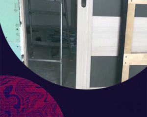 Замена двери в модуле на более широкую
